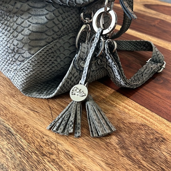 JENRIGO Python Embossed Genuine Leather shoulder bag - Picture 2 of 10